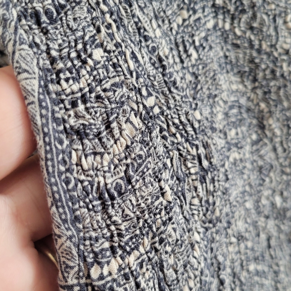 4/$15 SALE Croft & Barrow | Textured Maxi Dress Flowy Chic - Picture 3 of 6